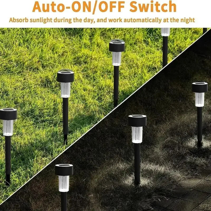 Outdoor Solar Lights Waterproof Garden Lamp Landscape Lawn Home Paths Street Eco-Friendly Protection Horticultural Decoration