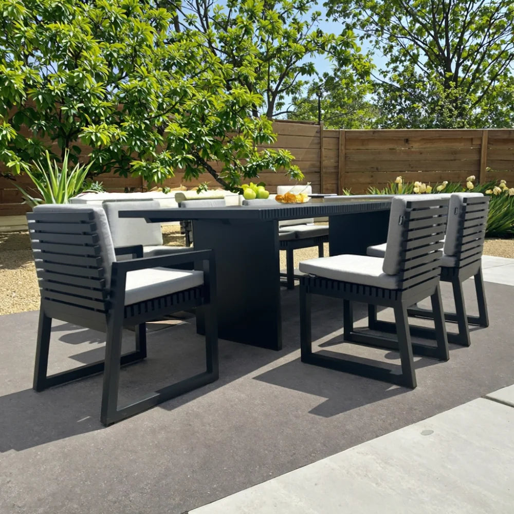 Hotel Modern Aluminum Outdoor Furniture Villa Garden Sofa Set Durable Patio Furniture Set Resort Luxury  Outdoor Garden Use